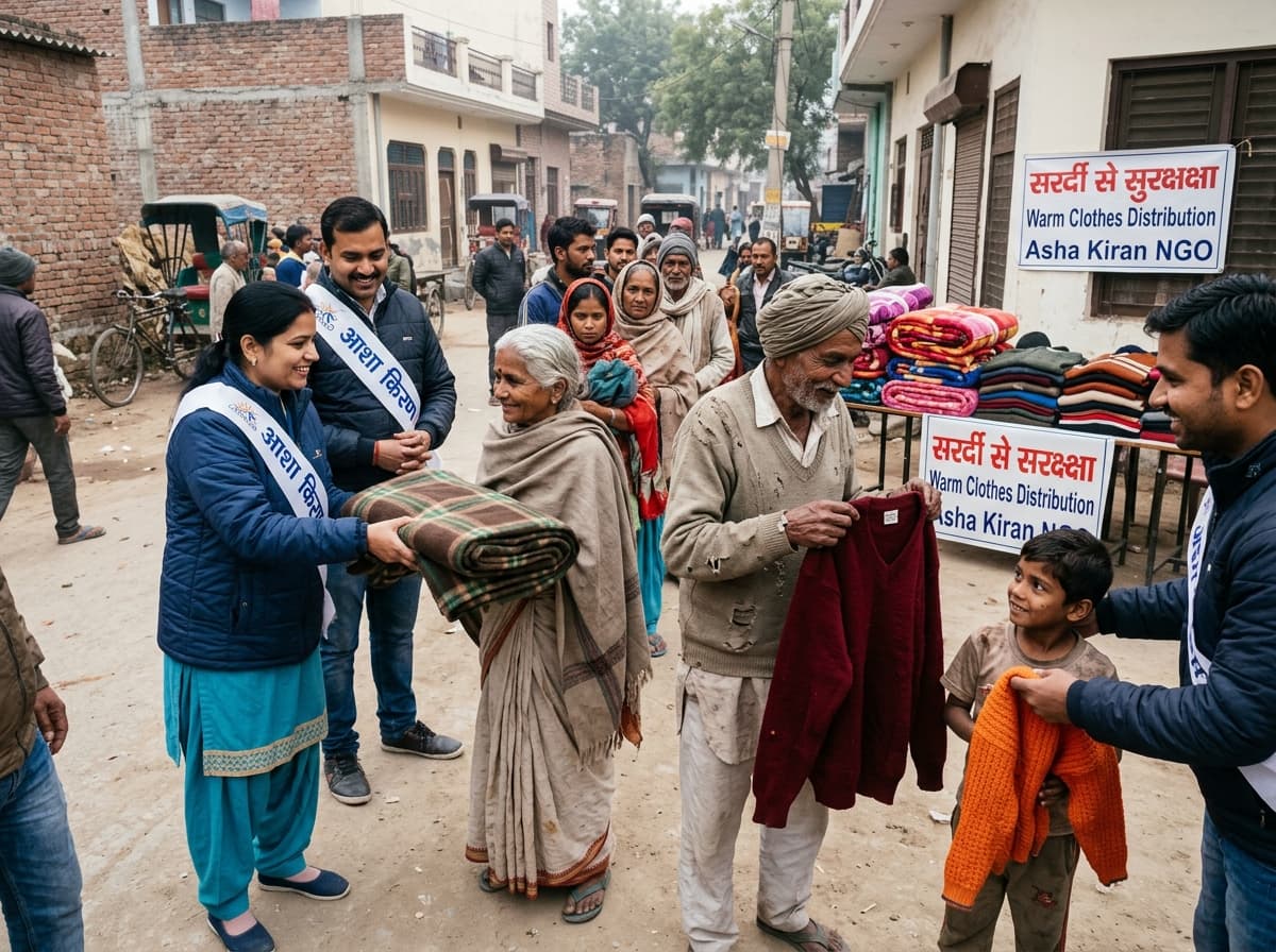 Winter Relief & Blanket Handover