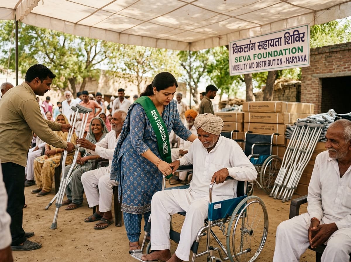 Wheelchair & Crutch Distribution Camp